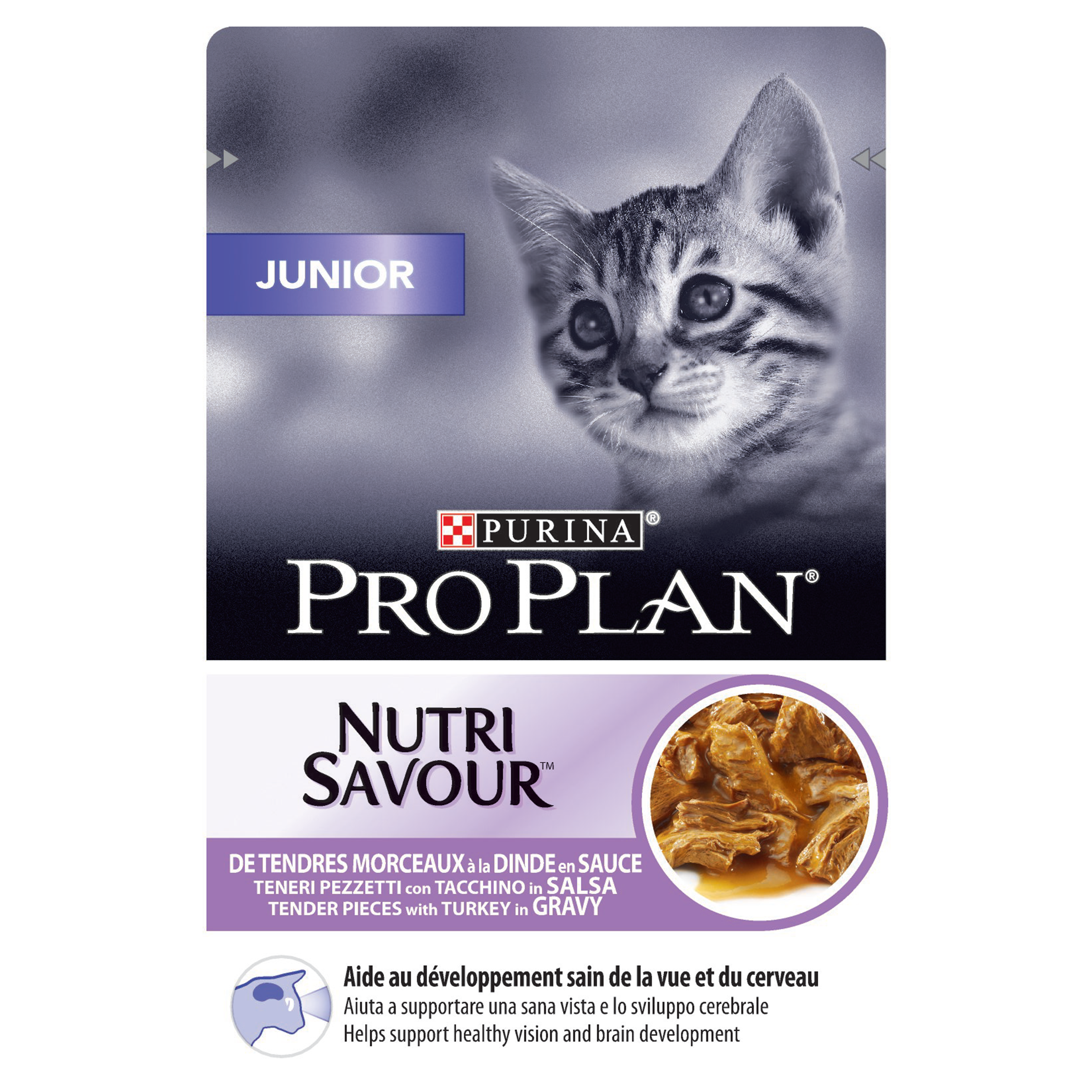 PURINA PRO PLAN Junior Nutri Savour with Turkey in Gravy 85g