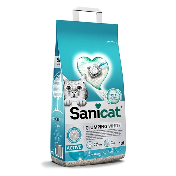 SaniCat Litter Active Marseille Soap Clumping 10L