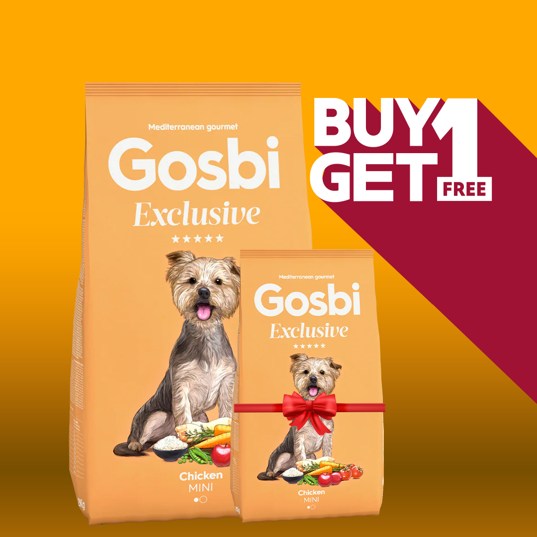 Gosbi Exclusive Chicken Mini 2kg + Free 2Kg Pack