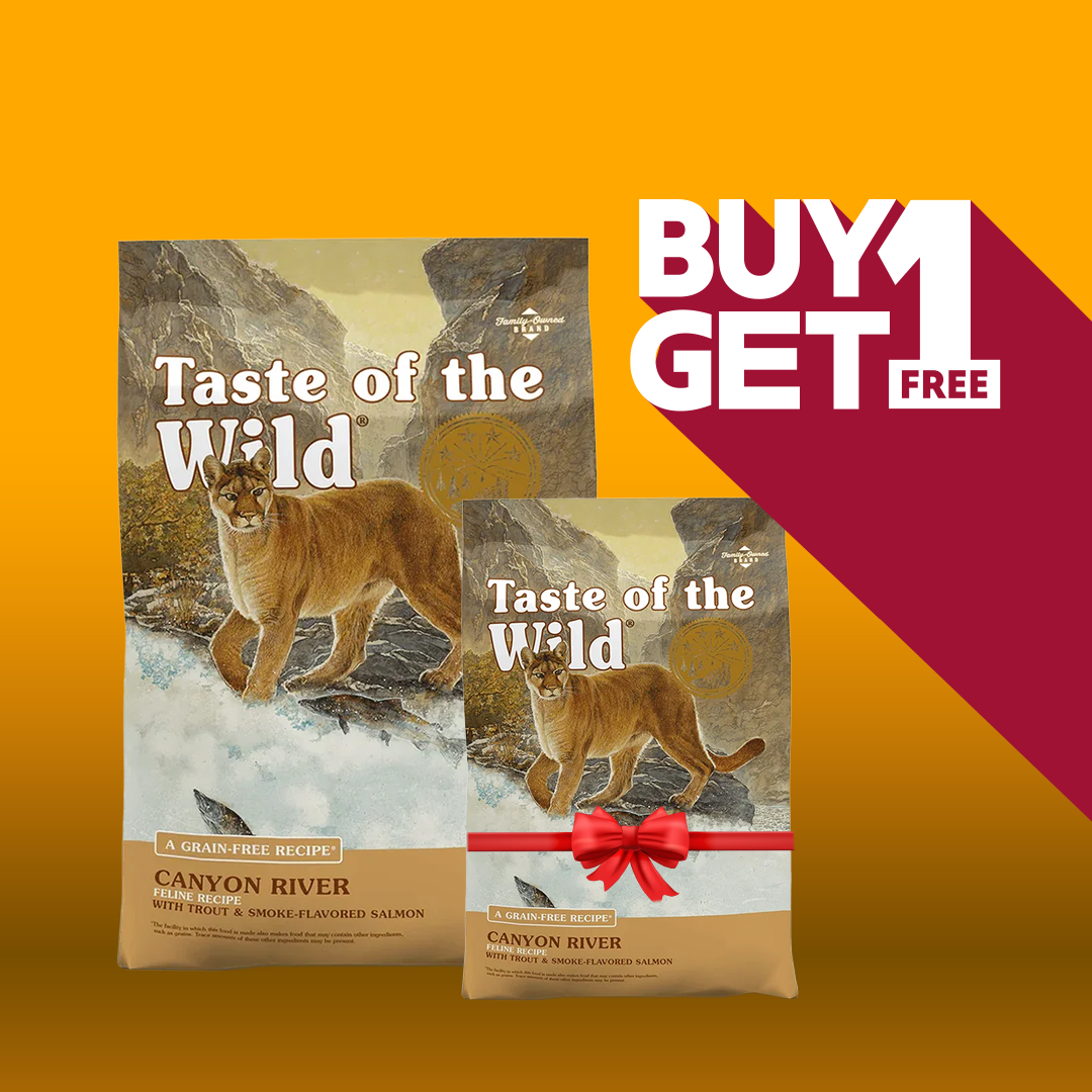 Taste Of The Wild Canyon River Feline Formula With Trout & Smoked Salmon 2kg + Free 2Kg Pack