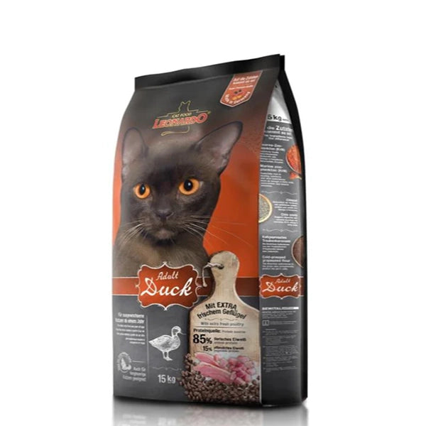 LEONARDO Adult Cat Dry Food with Duck  300g
