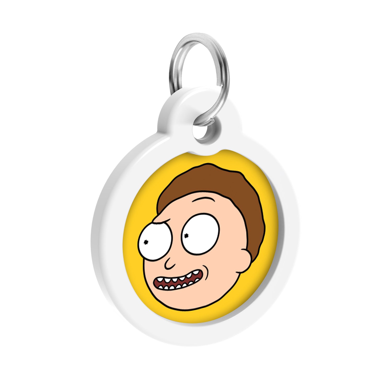 WAUDOG Smart ID metal pet tag with QR-passport, "Rick and Morty 2"-230-0281