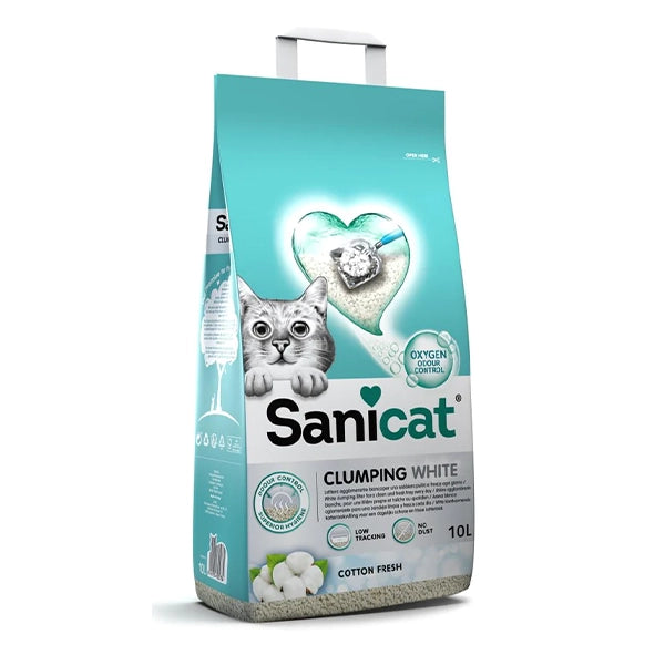 Sanicat Cat Litter - Active White 10L