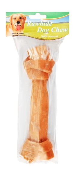 Rawhide Dog Chew Braided m. FY-87070 17.5 cm
