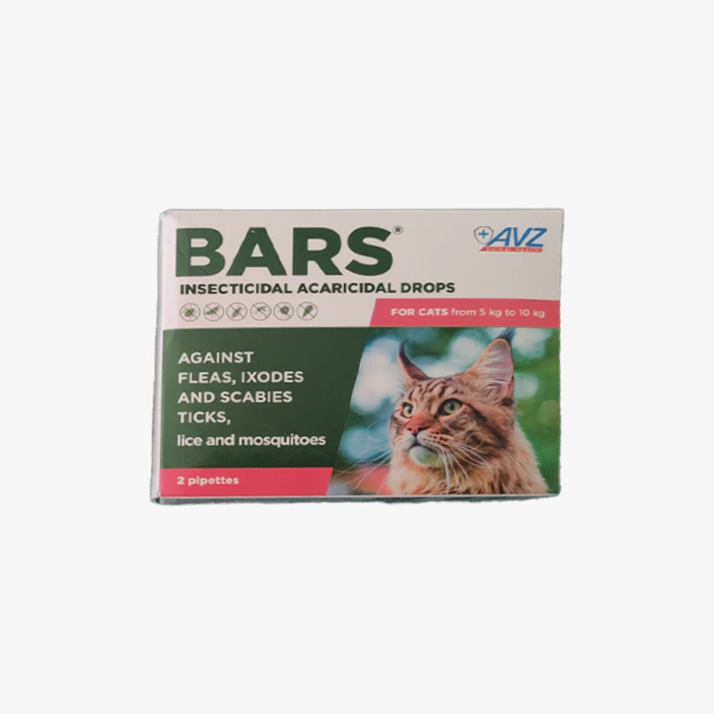 Bars Drops Against Fleas And Ticks For Cat 1 Dose