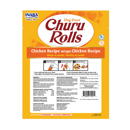 CHURU ROLLS
Chicken Recipe wraps Chicken Recipe 8*12g