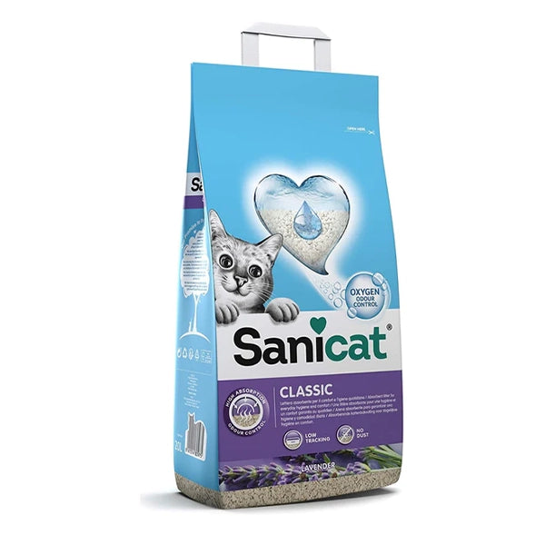 SaniCat Litter Classic Lavender Non Clumping 10L