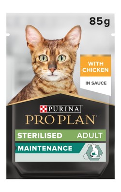 PURINA® PRO PLAN® Sterilised Nutri Savour™ with Chicken in Gravy 85g