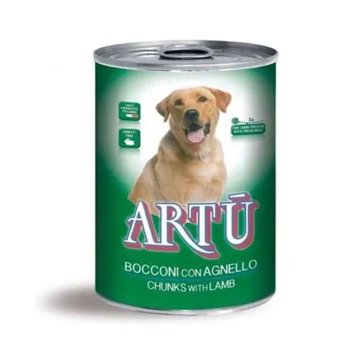 ARTU Chunks Lamb Dog Wet Food 1230g