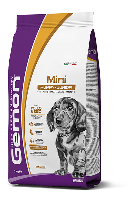 GEMON High Premium Mini Puppy&Junior Dog Dry Food 3kg