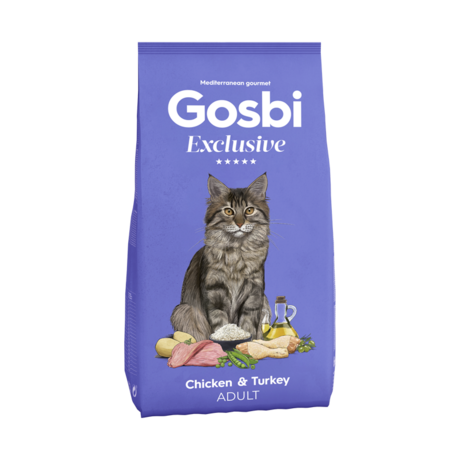 Gosbi Exclusive Chicken&Turkey Adult Cats 1.5kg