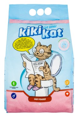 KikiKat Cat Litter Baby Pawder 10L