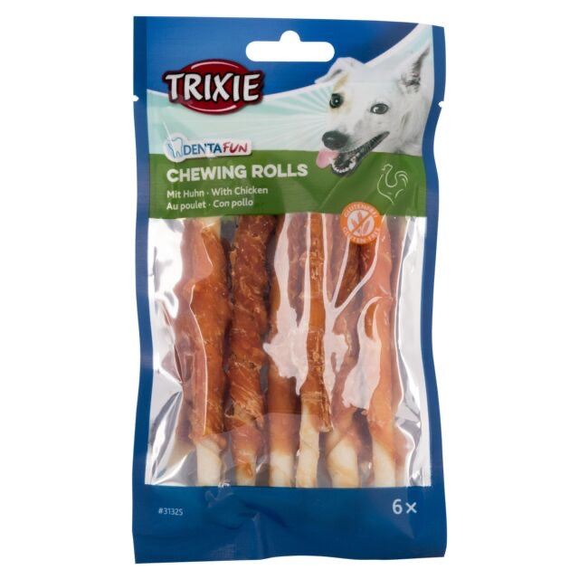 Trixie Dentafun Chewing Rolls Chicken Dogs 70g