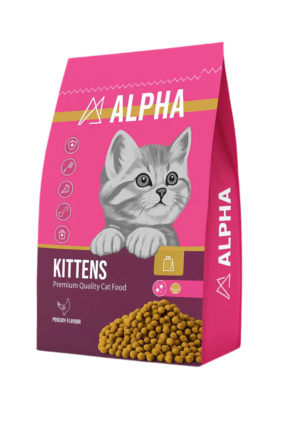 Alpha Cat food for Kittens with Chicken- 1KG