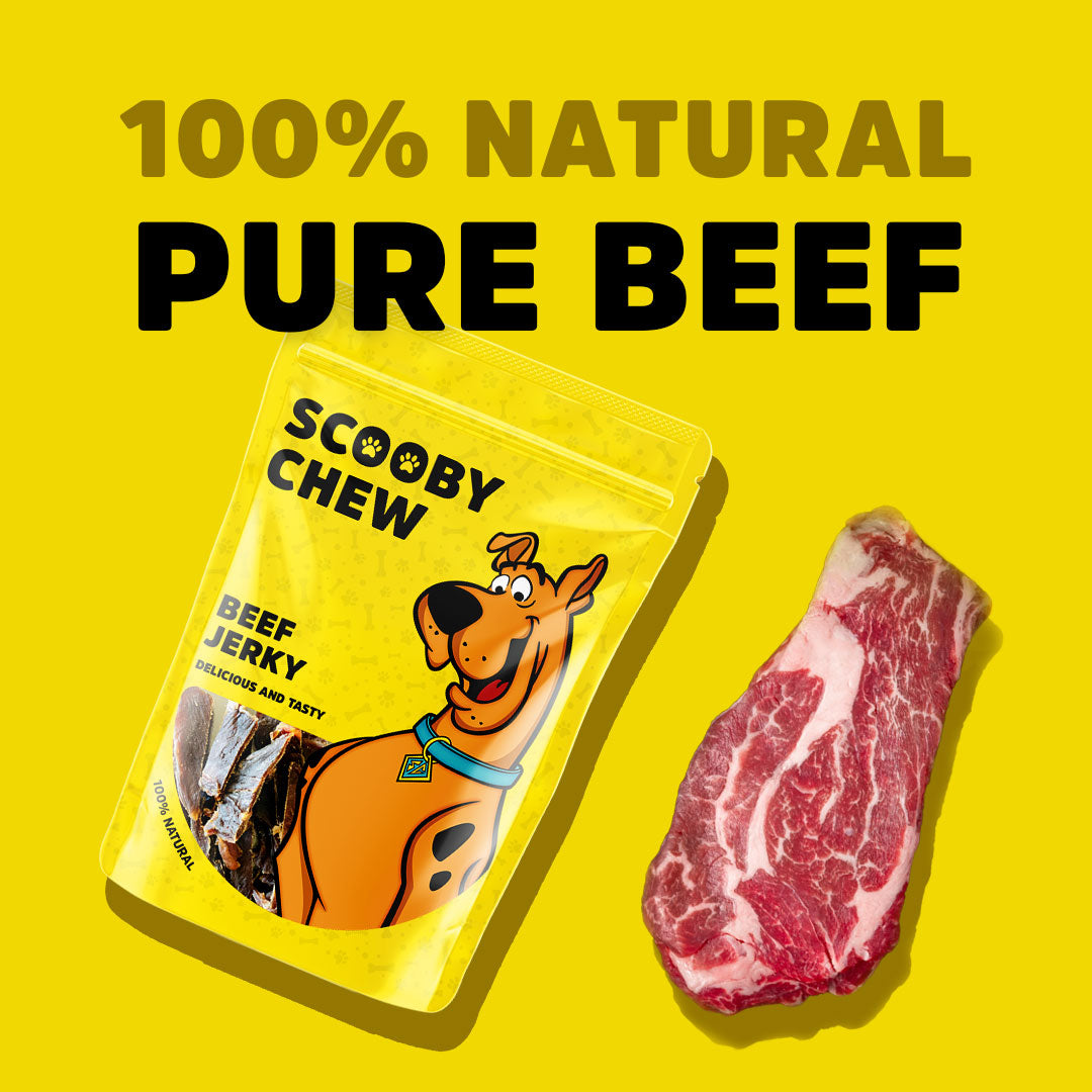 Scooby Chew Beef Jerky - Dog Treats 120g