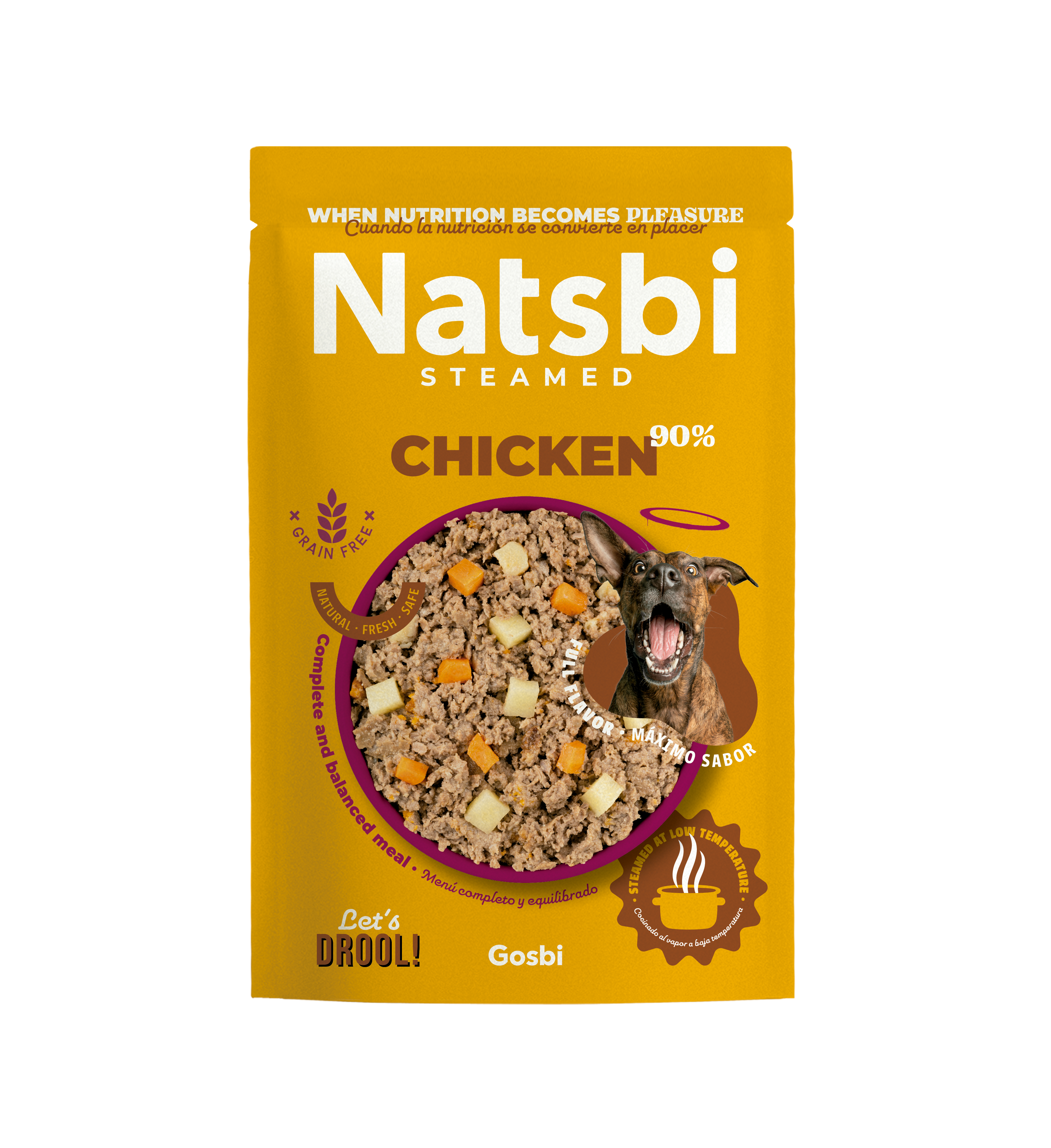 Natsbi Steamed Chicken Dogs 200g