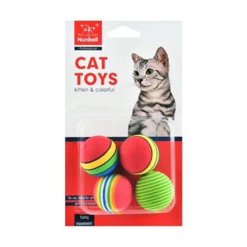 Nunbel Cat Toy 4 ball  For Kitten DB35143