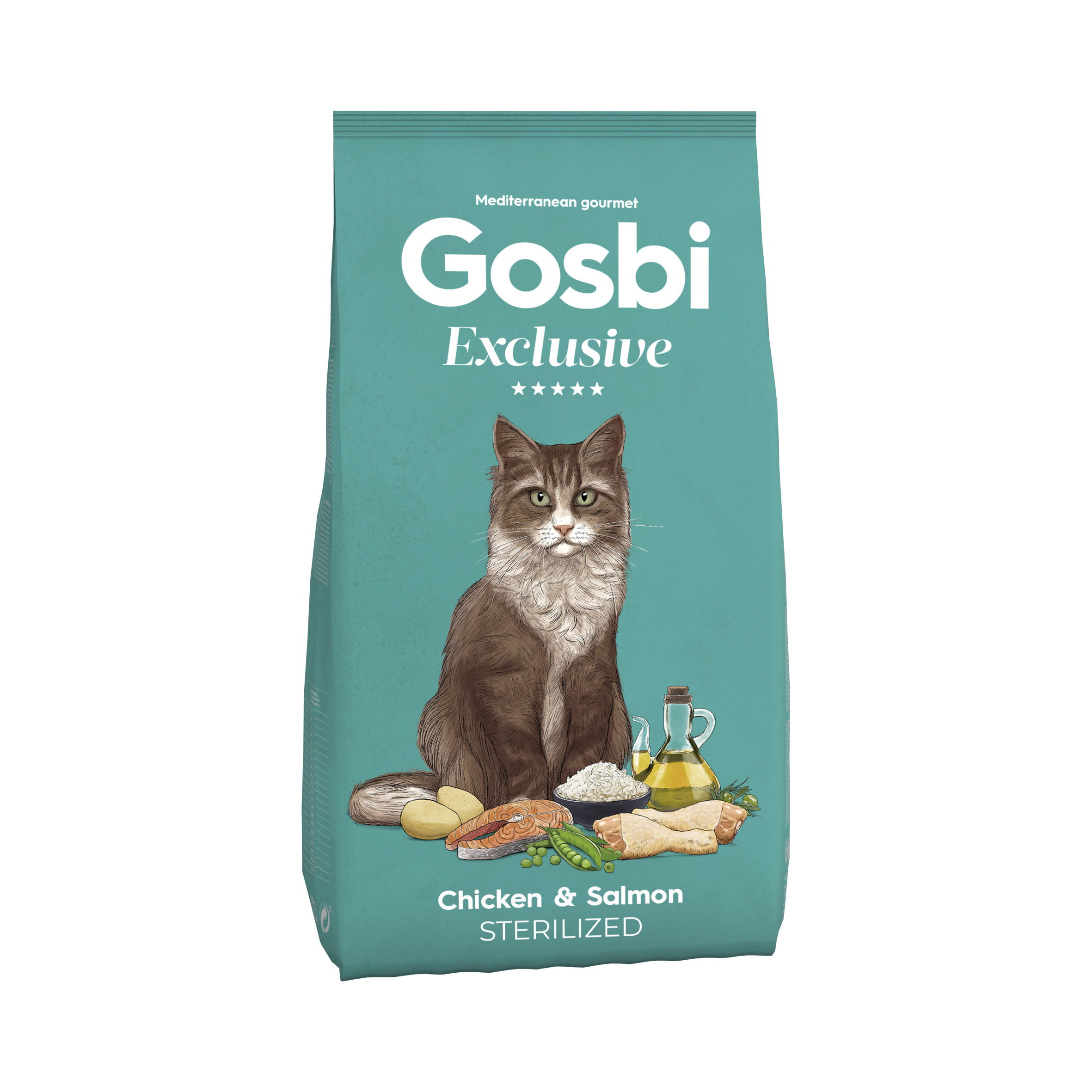 Gosbi Exclusive Chicken&Salmon Sterilized Cats 6kg