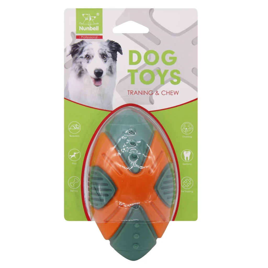 Nunbell pet dog toys training and chew oval shape FLD180246