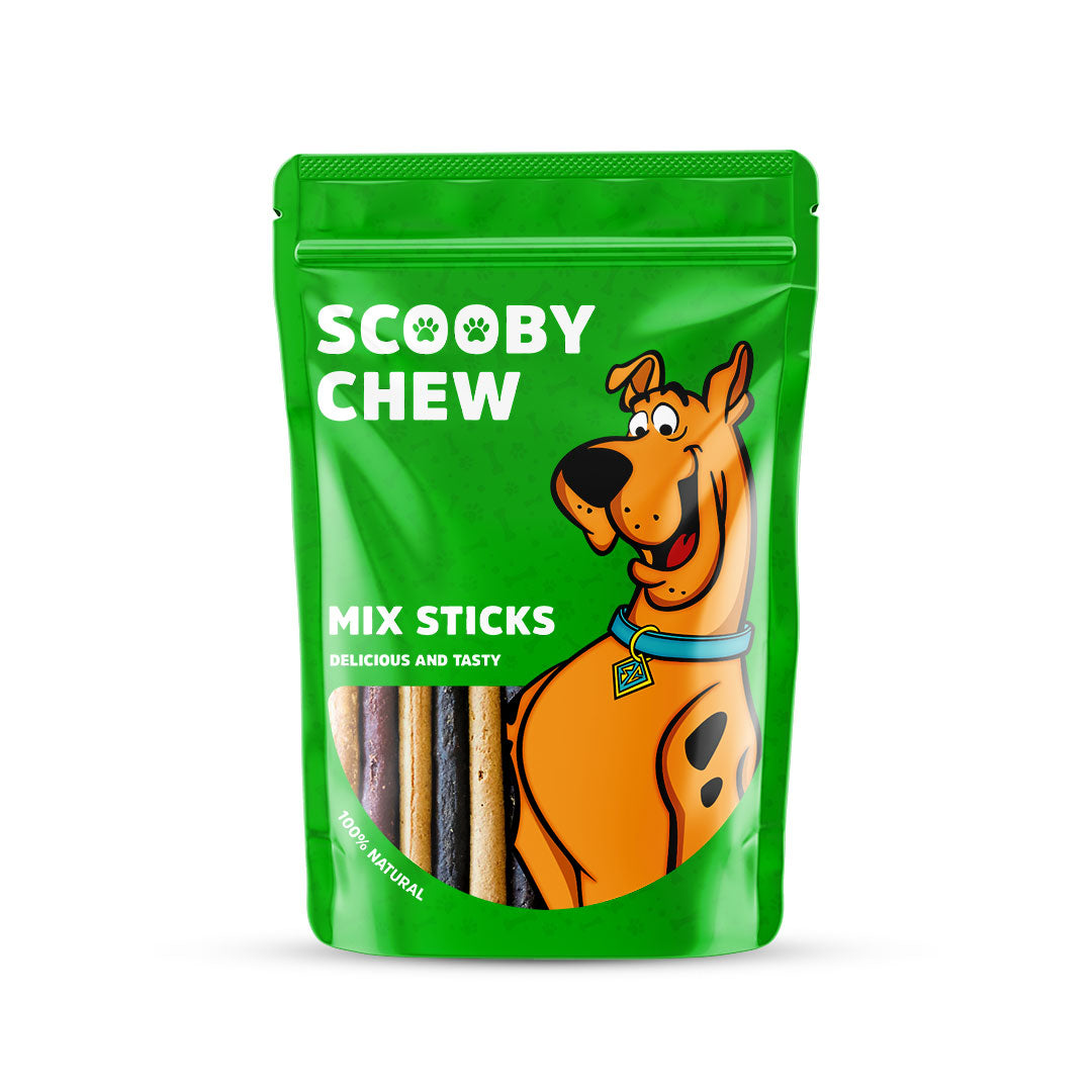 Scooby Chew Mix Sticks - Dog Treats 120g