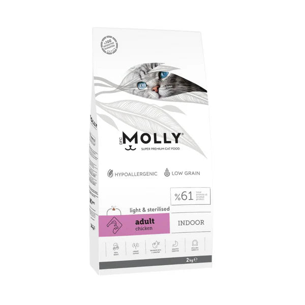 Molly Indoor light & sterilized 2kg
