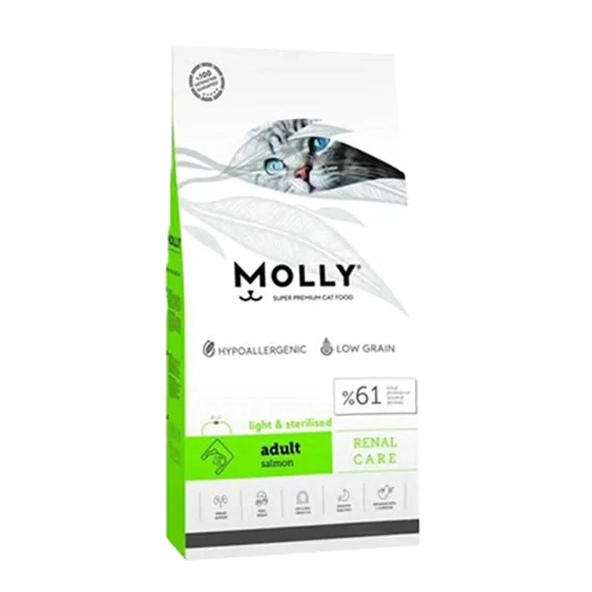 Molly RENAL CARE Light &amp; Sterilised Salmon (2kg)
