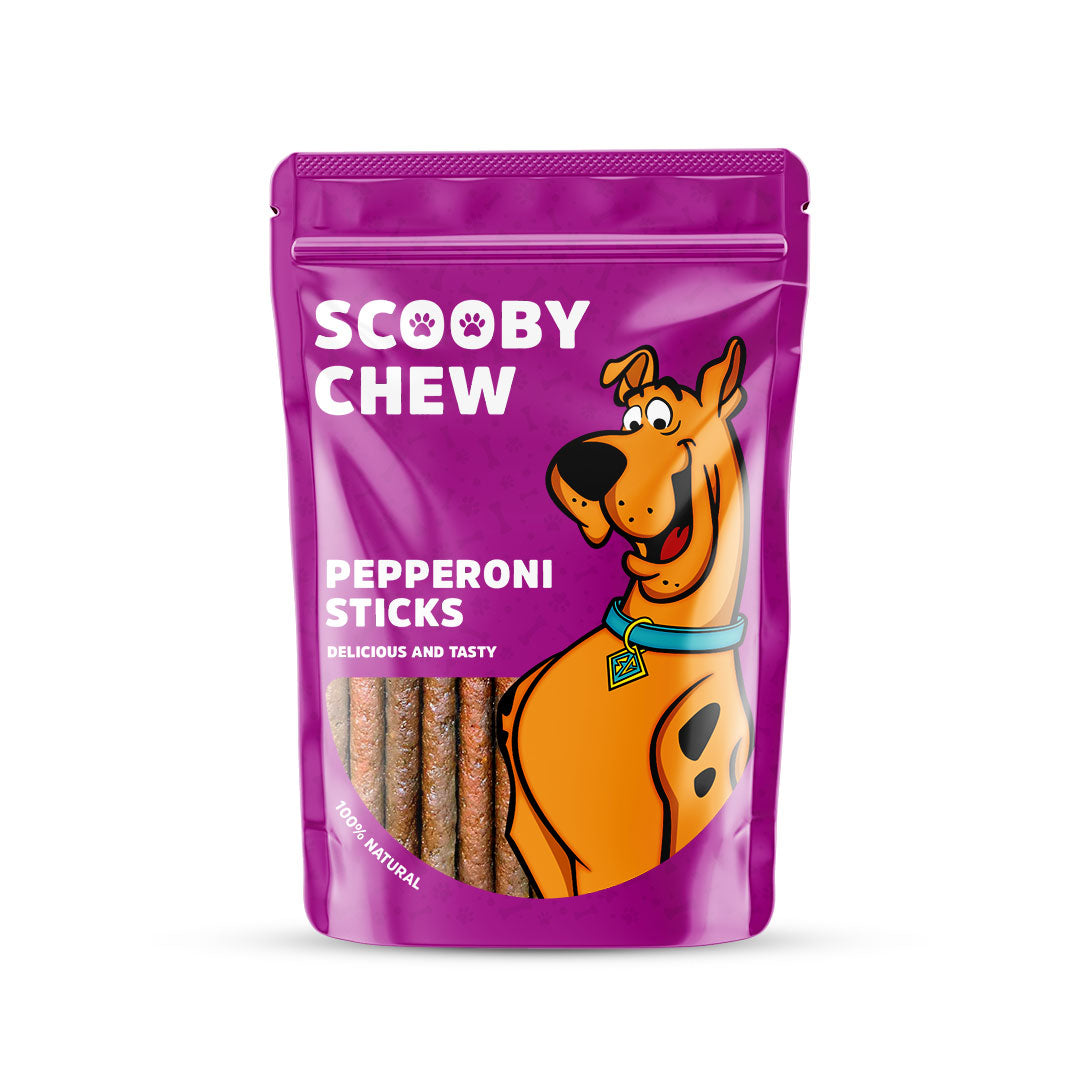 Scooby Chew Pepperoni Sticks - Dog Treats 120g