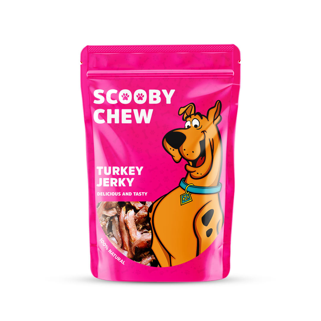 Scooby Chew Turkey Jerky - Dog Treats 120g