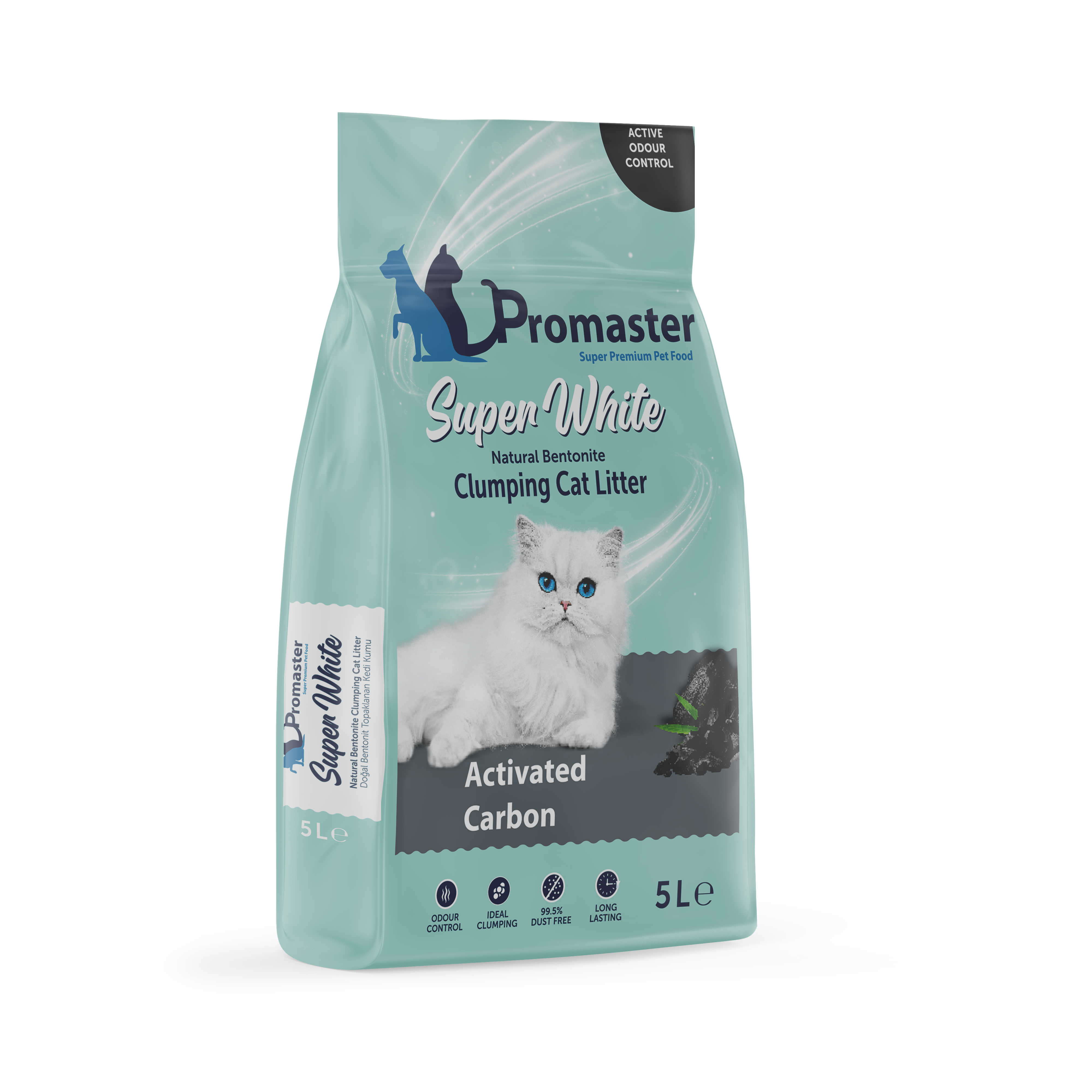 Promaster - Activated Carbon Scented Clumping Cat Litter 5L