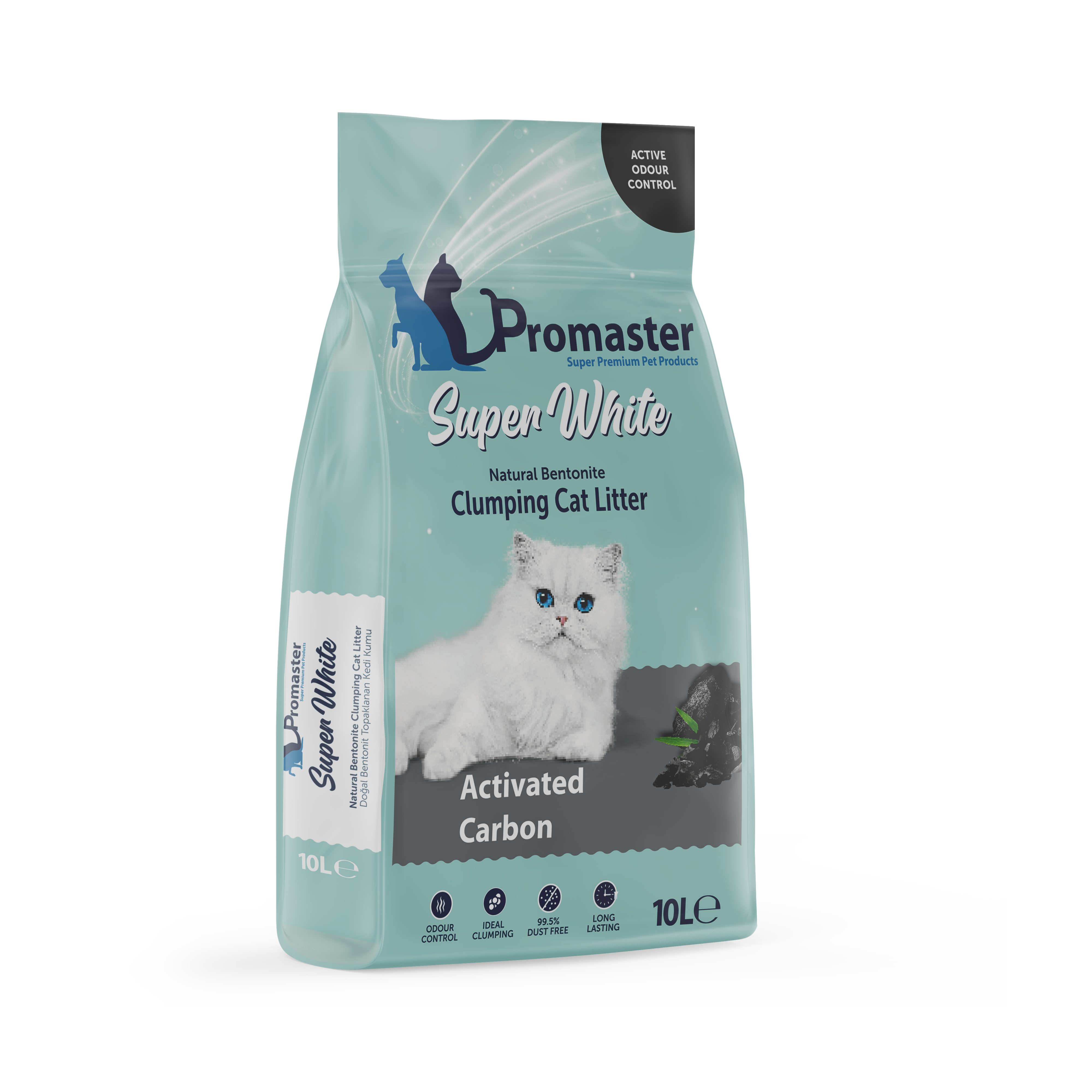 Promaster - Activated Carbon Scented Clumping Cat Litter 10L