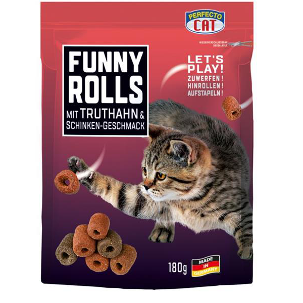 Perfecto Cat Funny Rolls - 180g