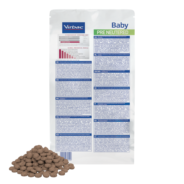 Virbac Cat Baby Pre Neutered Cat 1.5kg