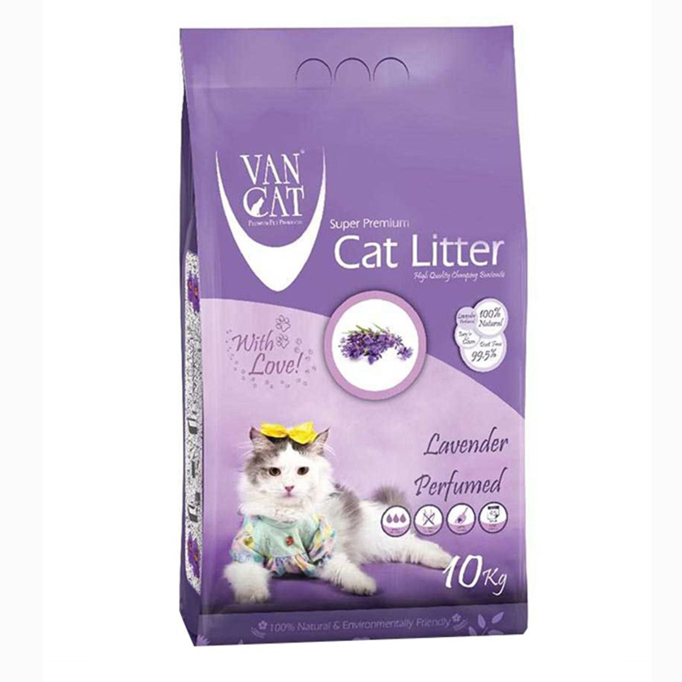 VanCat Cat Litter - Lavender 10kg - N BALLET SHOP