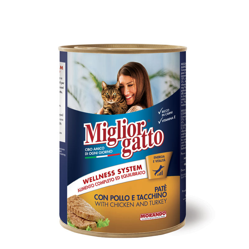 Miglior gatto Pate With Chicken & Turkey 405g