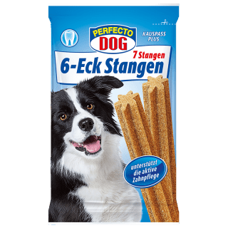 Perfecto Dog 6-Corner Bars 203g (DentaSticks) - Amin Pet Shop