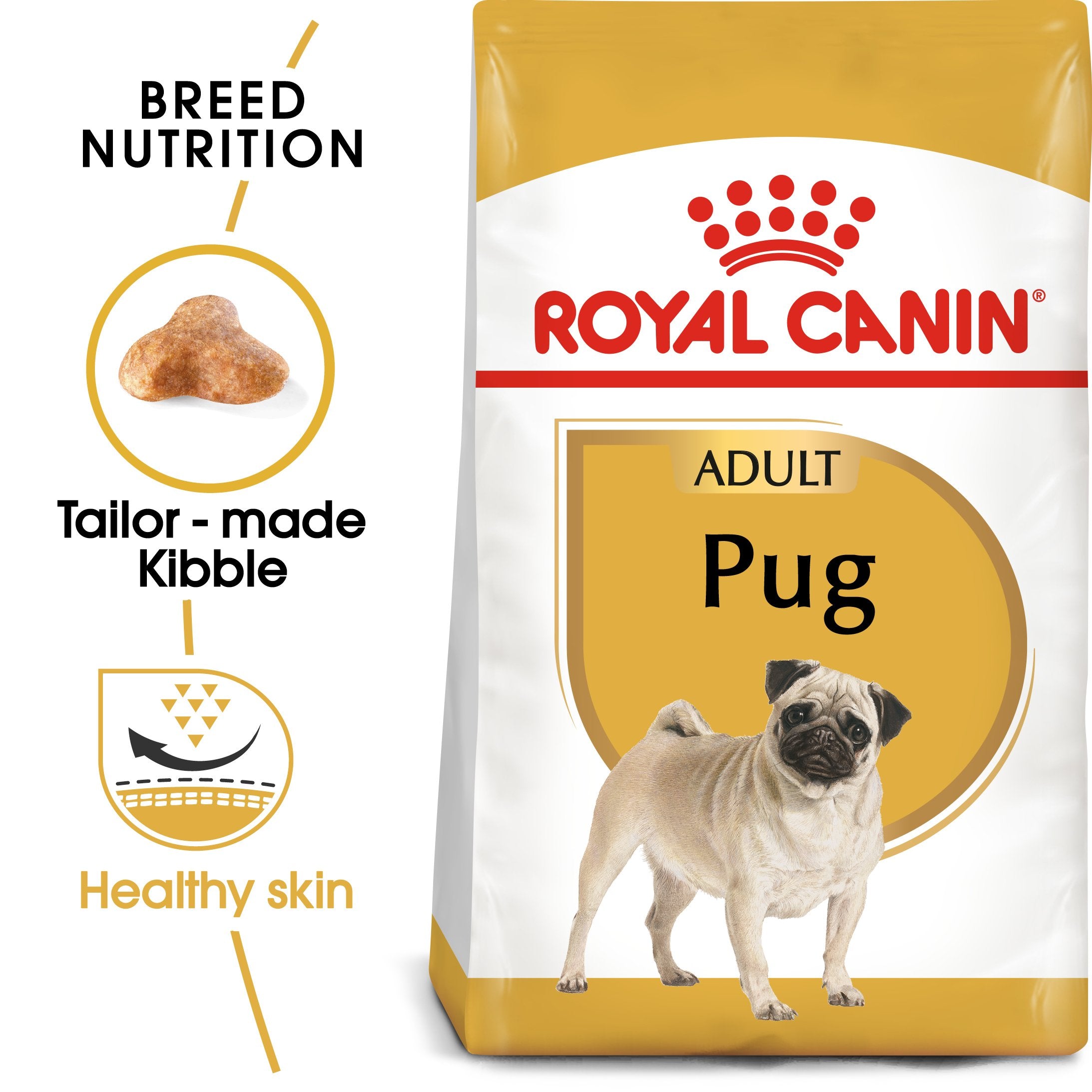Royal Canin Pug Adult (1.5KG) - Dry food for adult dogs over 10 months old - Amin Pet Shop