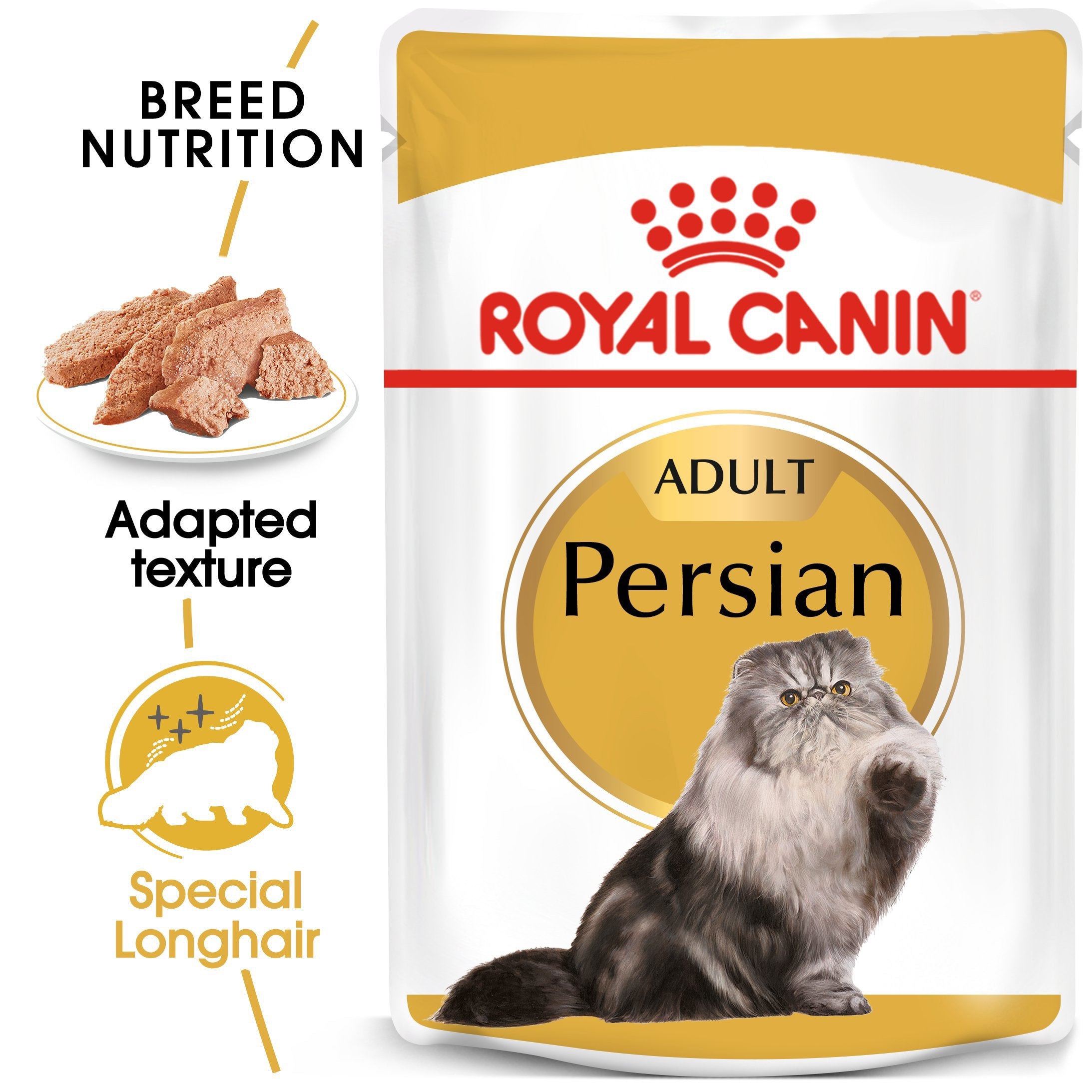 Royal Canin Persian Adult (85 gm\Pouch) - Wet food for adult Persian cat - over 12 months - N BALLET SHOP