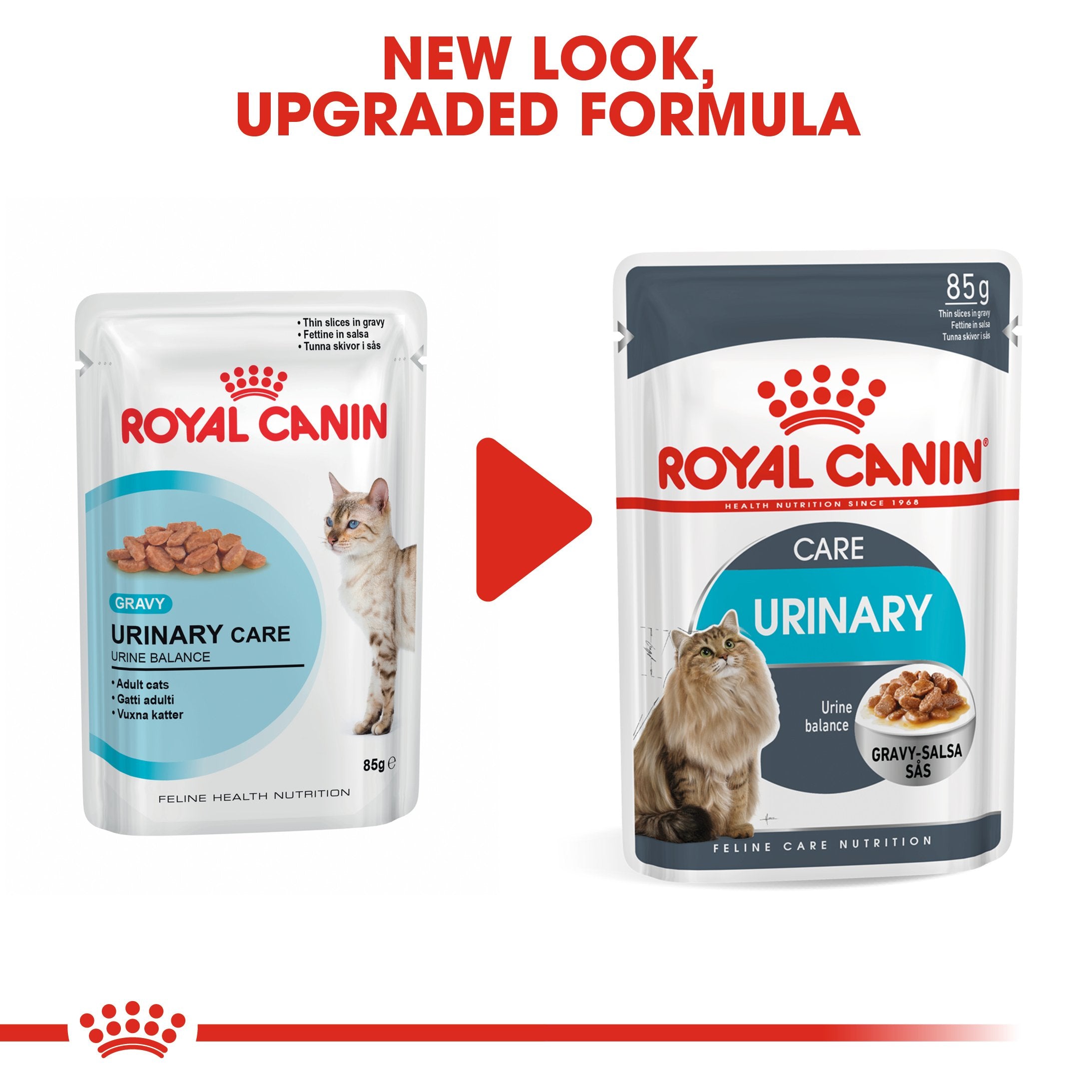 Royal Canin Urinary Care in Gravy (85gm\ Pouch) - Wet food for adult cats - Helps maintain urinary tract health - Amin Pet Shop