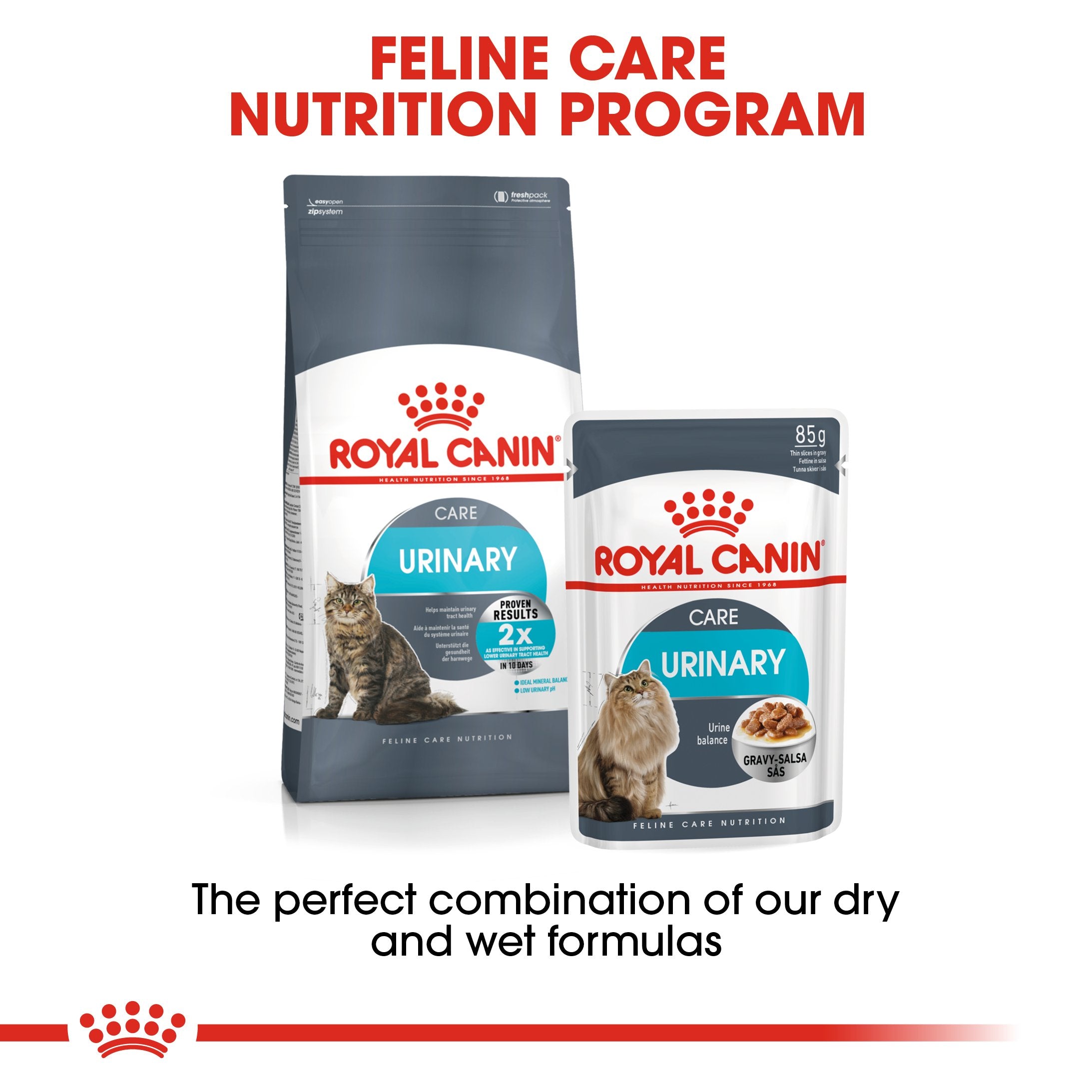 Royal Canin Urinary Care in Gravy (85gm\ Pouch) - Wet food for adult cats - Helps maintain urinary tract health - Amin Pet Shop
