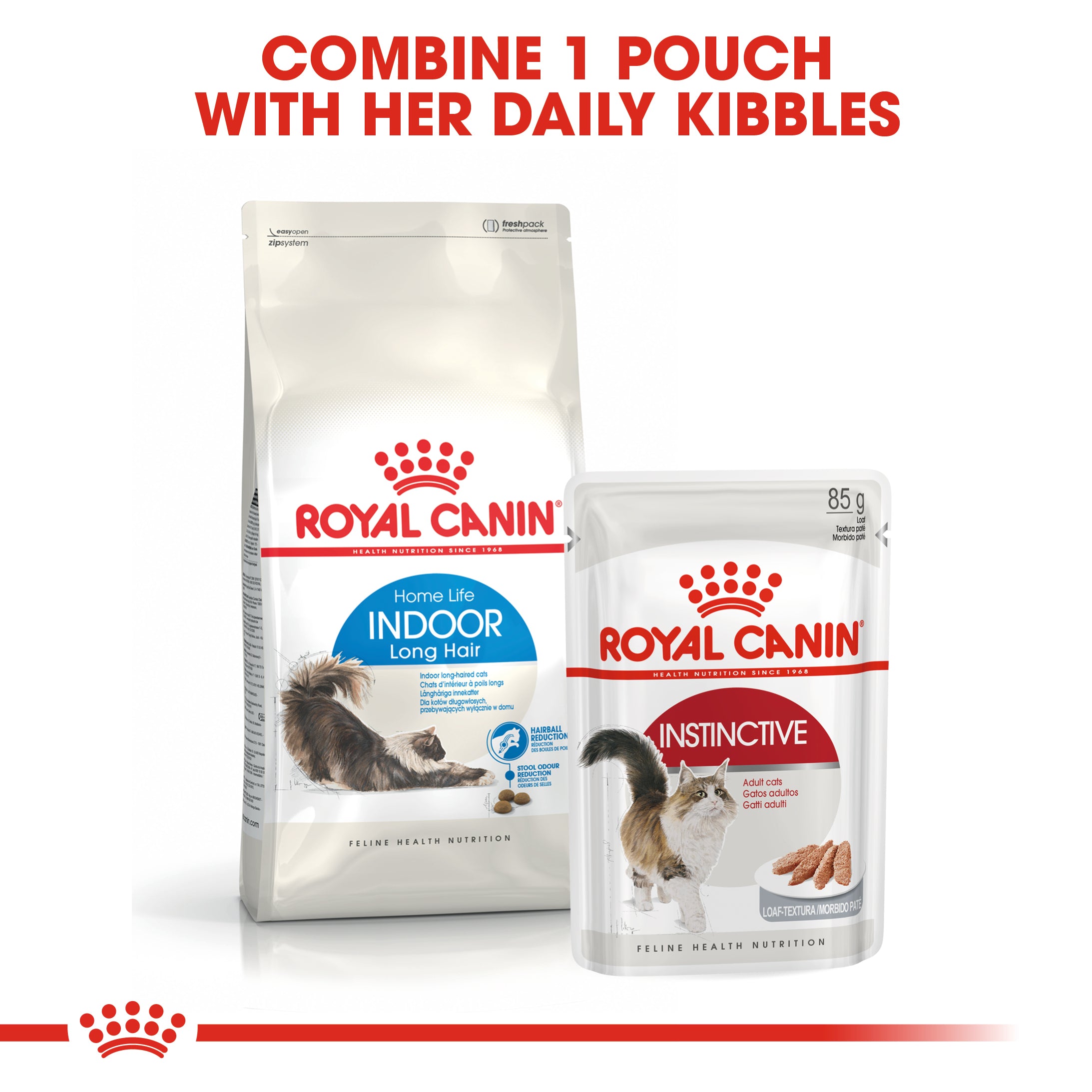 Royal Canin Indoor Long Hair (2 KG) - Dry Food for Indoor long-haired cats
