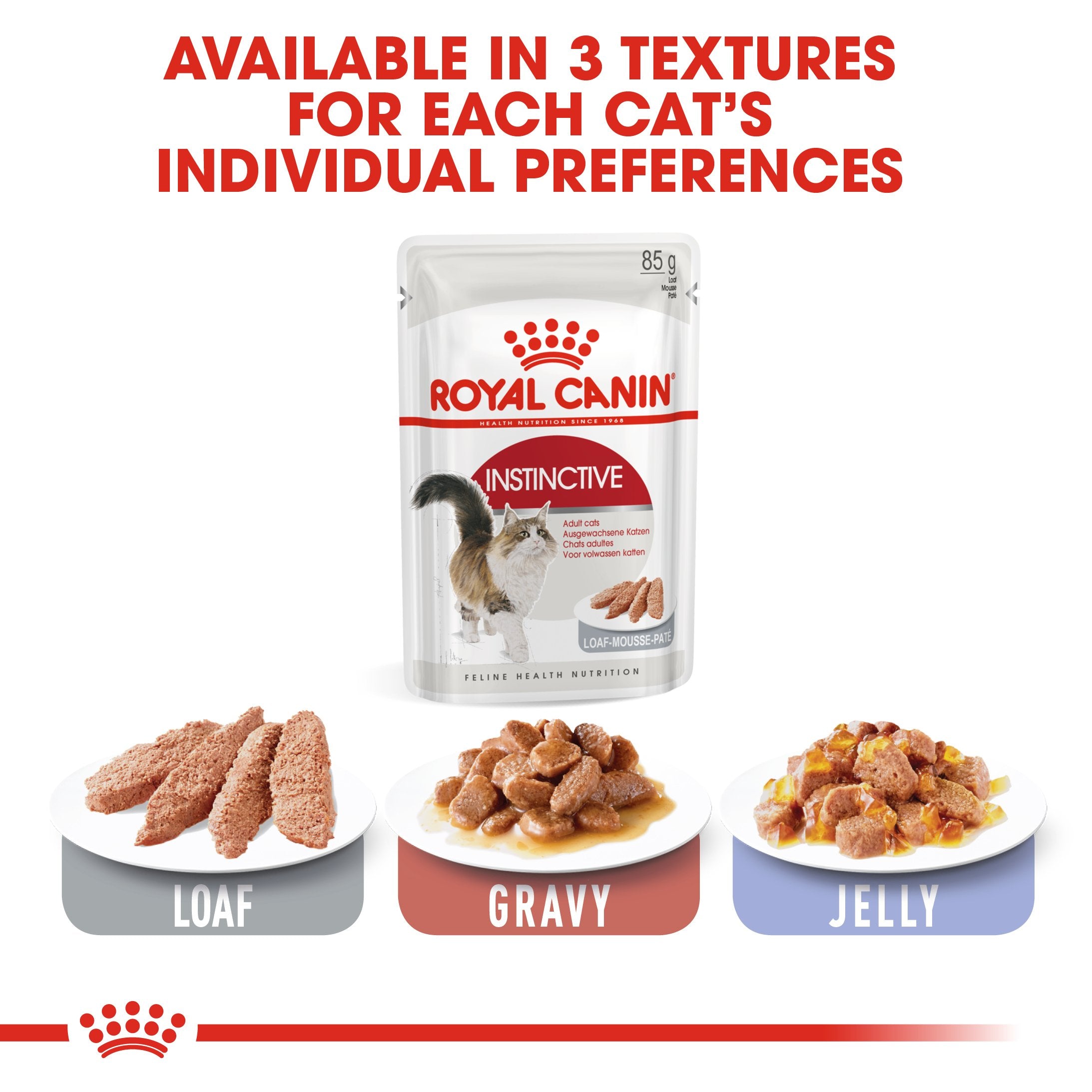 Royal Canin Instinctive in Loaf (85gm\ Pouch) - Wet food for adult cat - Amin Pet Shop