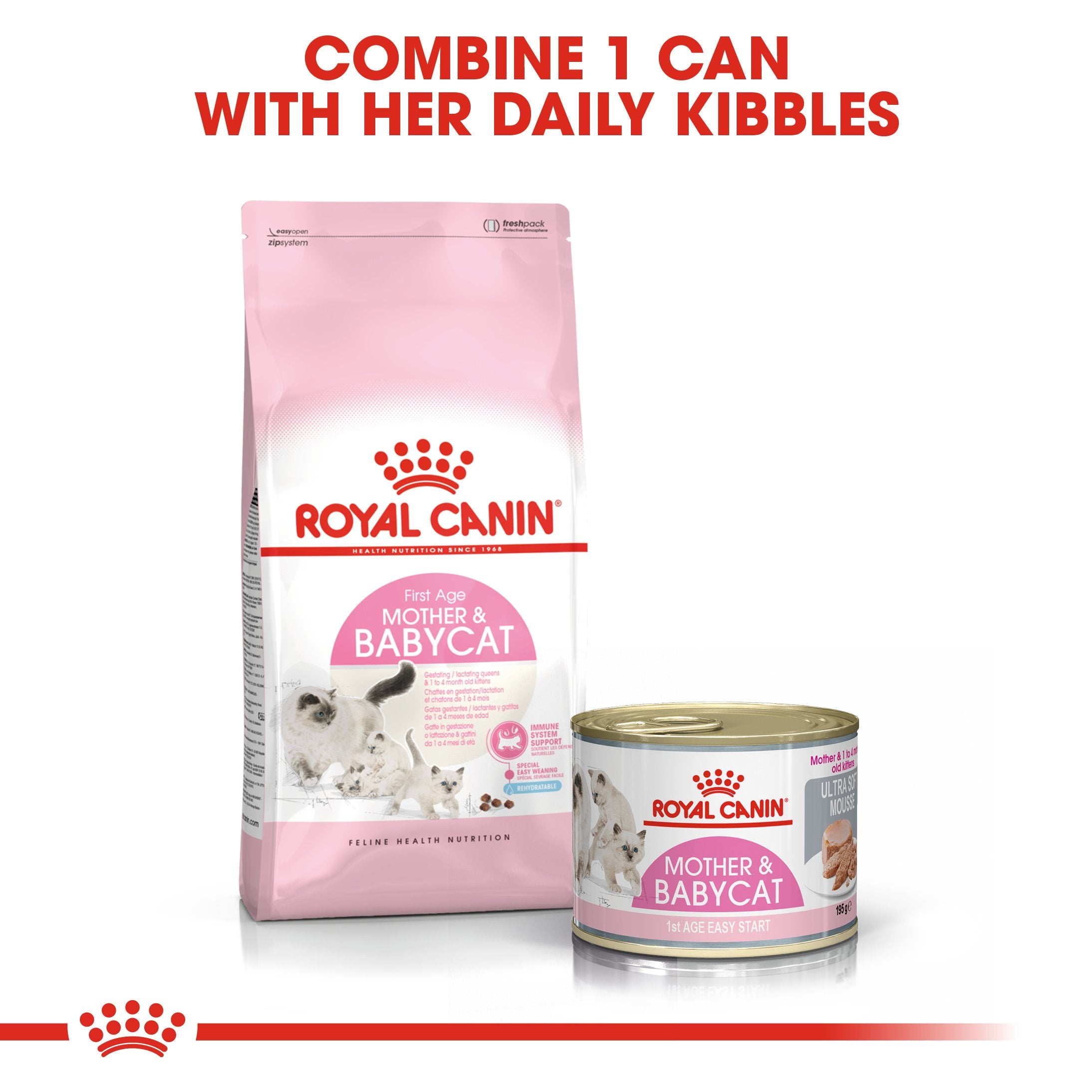 Royal Canin Mother & Babycat Instinctive (195gm/Pouch) - Amin Pet Shop